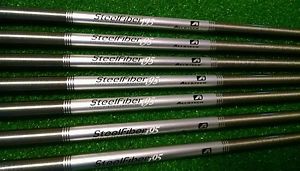 AEROTECH STEELFIBER i95 SHAFT SET 4-PW STIFF FLEX .355 TAPER TIP image 1