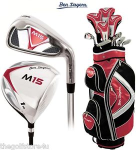 Ben Sayers M15 Tout Graphite Ensemble Complet Club De Golf Sac Chariot Hommes image 1