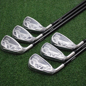 Cobra Bio Cell Irons 6-PW&amp;GW Set - LEFT HAND Silver - All Graphite Regular - NEW image 1
