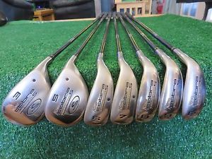 COBRA TRANSITION S HYBRIDS 3 &amp; 5 IRONS 6-PW SET ALDILA PROTO REGULAR GRAPHITE RH image 1