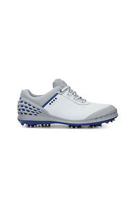 BNIB Ecco Cage Golf Shoe - White/Royal/Grey Euro Size 44 UK9.5 - RRP £160 image 1