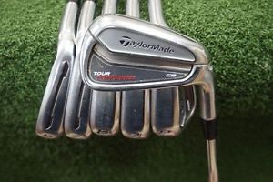 "USED" TAYLORMADE TOUR PREFERRED CB IRONS 5-PW + REGULAR NIPPON NS PRO SHAFTS image 1