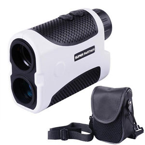 Golf Laser Range Finder 6x 25mm 1000 Yards White w/ Bag 27604 image 1