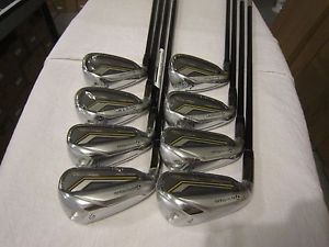 TaylorMade RocketBladez Max Iron Set RBZ - 4-AW- Senior Flex Graphite - NEW - LH image 1