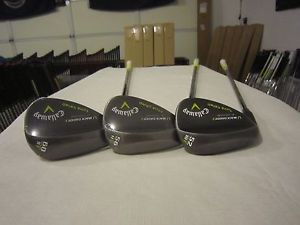 Callaway Mack Daddy 2 Slate Tour Grind Wedge Set - 52* - 56* - 60* - Steel - LH image 1