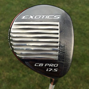 **MINT** Tour Edge Exotics CB Pro LE 17.5° RH STIFF Speeder 757 +1/2" headcover image 1