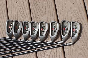 Callaway Big Bertha 1996 3-pw graphite shaft rch 96 firm flex Iron Set Golf Club image 1