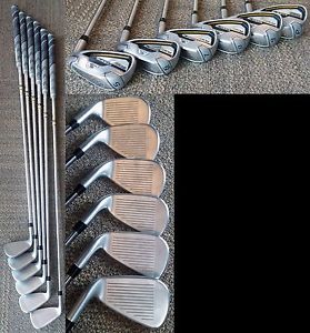 Cobra Fly-Z 5-PW Iron Set Steel Regular Flex w/ Golf Pride MCC Plus 4 Grips image 1