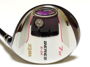 Golf Clubs Fairway Wood #7 HONMA BERES E-01 Flex-L Loft-22 2-star Womens, Unused image 1