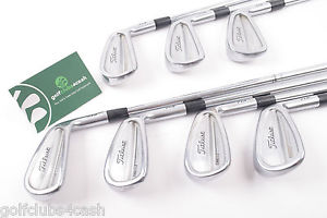 TITLEIST 714 CB FORGED IRONS / 4-PW / STIFF FLEX SHAFTS / 39172 image 1