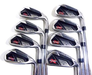 Callaway Golf Razr X Iron Set - RH #4-PW+AW Steel Uniflex image 1