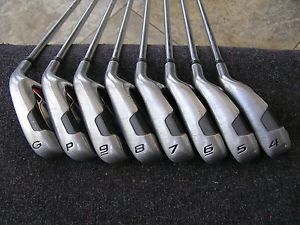 KING COBRA S9 IRONS (4-PW,GW) IRONS, Nippon 900XH Regular Flex Steel shafts image 1