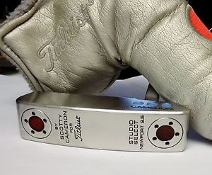 Titleist Scotty Cameron Studio Select Newport 2.5 Putter + Head Cover image 1