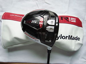 Nice TaylorMade R15 460 Driver, 10.5* Stiff, Fujikura Speeder 57, w/headcover image 1