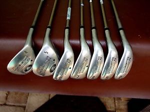 COBRA TRANSITION-S HYBRID IRONS 4-PW, GRAPHITE SENIOR LITE FLEX image 1
