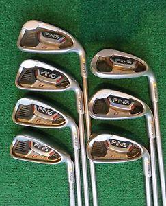 Ping G20 Yellow Dot Irons 5-SW Soft /Regular SR-Flex Graphite Right Handed image 1