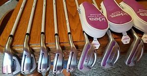 2015 Adams IDEA Tech Combo 8pc Iron set 4h-PW+SW Graphite LADIES Irons image 1