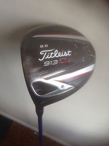 MENS LEFT HANDED TITLEIST 913 D2 DRIVER REGULAR DIAMANA BLUE SHAFT 9.5 DEGREES image 1