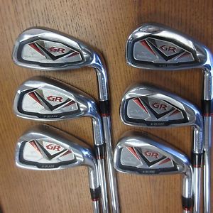 USED BRIDGESTONE TOURSTAGE X-BLADE GR IRONS 5-PW STEEL TRUE TEMPER GS95 S200 image 1