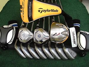 Taylormade Driver Irons Woods Putter Regular Flex Complete Golf Club Set R.H.*** image 1
