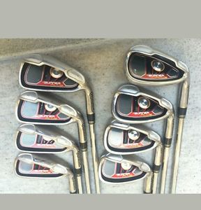 Taylormade Burner Plus irons 4-AW 85g regular steel std length image 1