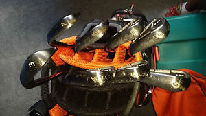 Adams Idea Pro Black CB2 Iron Set (3-PW) w/KBS Tour 90 Stiff Steel Shafts image 1