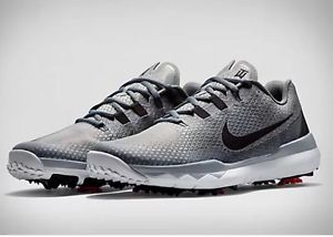 NEW 2015 Mens Nike TW Tiger Woods Golf Shoes Silver 704885-002 Size 10.5 W image 1