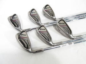 -LH- PING 2014 KARSTEN Black Dot IRONS (5-PW) IRON SET w/CFS Distance REGULAR image 1