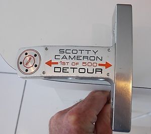 Scotty Cameron 1st of 500 Detour putter   34"   NICE USED WITH HEADCOVER image 1