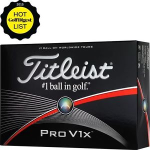 6 Dozen 2016 Titleist Pro V1x Brand New in BOX *NO LOGO* image 1