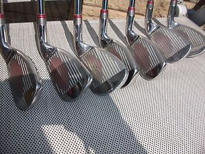 Left Handed Cobra Baffler Irons 5-9, SW, PW image 1