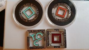 Scotty Cameron TCC Themed Ball Markers New 2 Billets, 2 Coins image 1