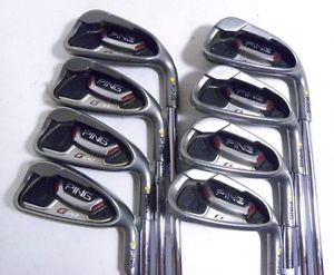 Ping Golf G20 Iron Set - #4-PW+UW RH - Steel Regular Flex Yellow Dot image 1