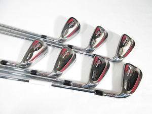 Nice! TOUR EDGE EXOTICS XCG-6 IRONS (4-PW) w/Dynalite Gold S300 Steel STIFF image 1