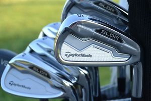 NEW TaylorMade SLDR Iron Set 4 thru AW Sr. Flex, RH image 1