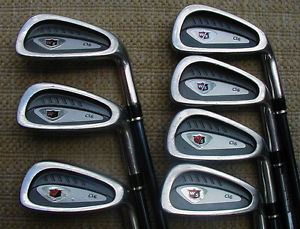 Wilson Staff Ci6 Iron Set 4 - PW (7 PC) Nanotech Graphite STIFF flex image 1