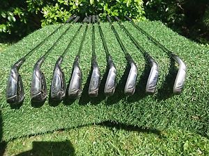 TaylorMade Burner 2.0 Irons TTDG Mens Regular Steel 4-9+ PW AW SW 9 Iron Set image 1