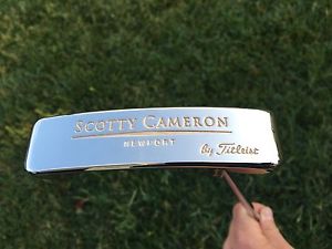 Titleist Scotty Cameron Tei3 Newport RH Nickel Plated 35" "Button Back"* image 1