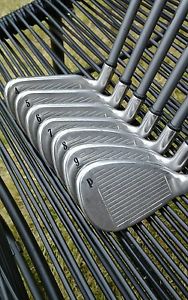 EXCELLENT CALLAWAY STEELHEAD X-14 IRON SET GRAPHITE SHAFTS REGULAR FLEX SET image 1