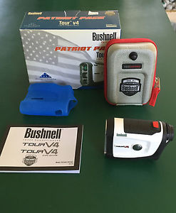 Bushnell Tour V4 Golf Laser Rangefinder-Patriot Pack image 1