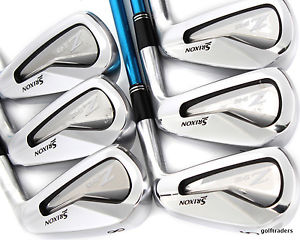 SRIXON Z545 FORGED IRONS 5-PW MIYAZAKI BLUE 8R REGULAR FLEX GRAPHITE - #D559 image 1