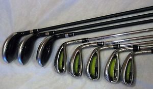 Nice Nike Golf SLINGSHOT HL Hybrid Iron Set 3-PW Right RH Combo Mens Graphite image 1