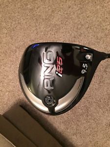 Used RH PING i25 9.5* Driver PING TFC 189 Stiff Flex Graphite Shaft PING Grip image 1