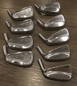 WISHON GOLF FORGED COMBO IRON HEADS ONLY SET 3-6 560MC &amp; 6-PW 555M .370 HOSELS image 1