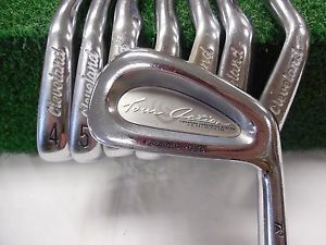 Used RH Cleveland TourAction-3 (3-PW) Iron Set- Dynamic Gold Stiff Flex Steel image 1