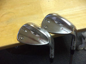 Mint TITLEIST Vokey Design SM6 Tour Chrome 52 &amp; 56* Wedge Set IRONS IRON Wedges image 1