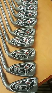 Great set of Ping G15 Irons 9 clubs, 4-pw,  Utility and Sand Wedge image 1