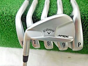 Used Lh Callaway Apex MB Forged 5-Pw Iron Set KBS Tour 110 Regular Flex Steel image 1