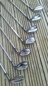Cobra King F6 Golf Irons 5 to SW Regular Flex R/H 7 Clubs inc Head Covers image 1
