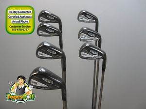 Adams IDEA Black CB3 Forged Iron Set 5-P,G KBS Tour 90 Stiff Flex 22856A image 1